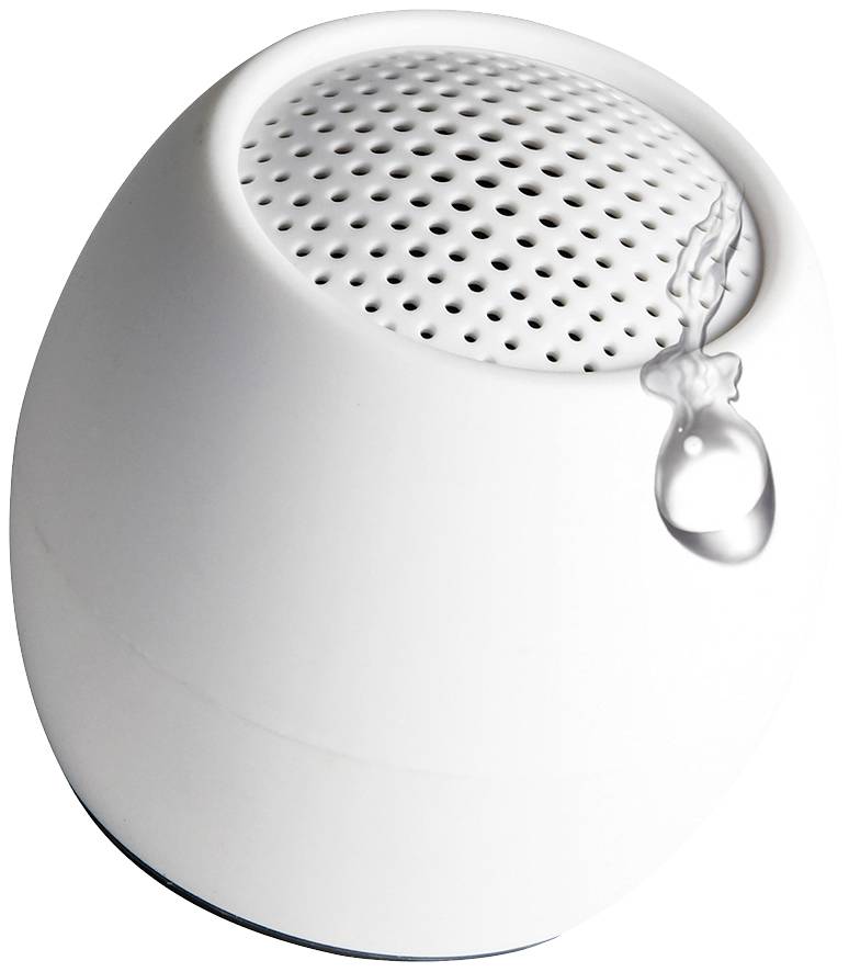 Boompods Zero Bluetooth® Lautsprecher Freisprechfunktion, stoßfest, Wasserfest Weiß-0