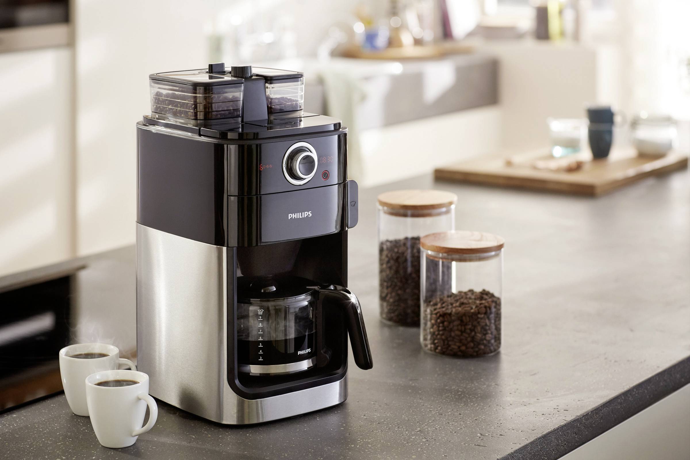 PHILIPS Kaffeemaschine Grind & Brew 21,2 x 44 x 27,7 cm (B x H x T)-4