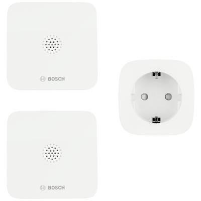 Wassermelder Sicherheits-Paket  Bosch Smart Home Zwischensteckdose, Funk-Wassermelder, Starterkit Wassermelder, Wasserme