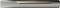 Zylinderförmiger, reflektierender Metallgegenstand zeigt glatte, glänzende Oberfläche mit leichten Lichtbrechungen.