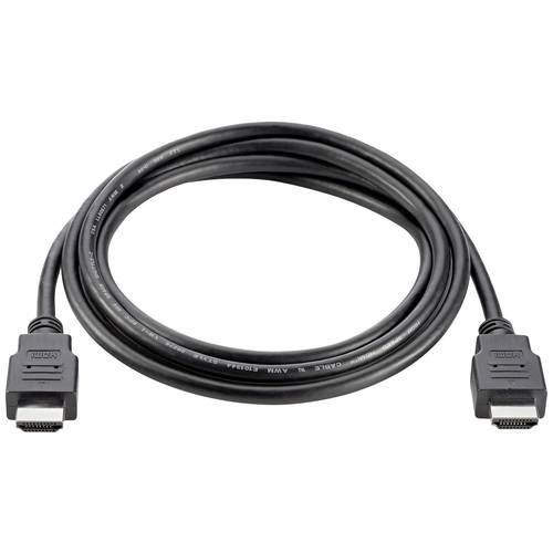 HP HDMI Anschlusskabel HDMI-A Stecker, HDMI-A Stecker 1.80 m Schwarz T6F94AA HDMI-Kabel