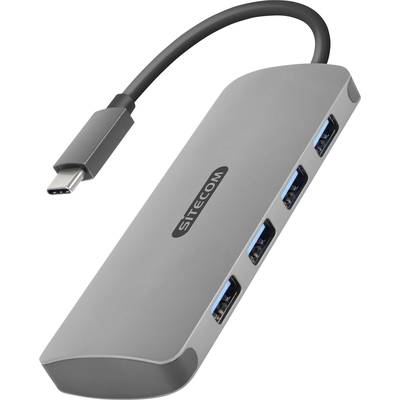 Sitecom CN-383 4 Port USB 3.0-Hub  Grau