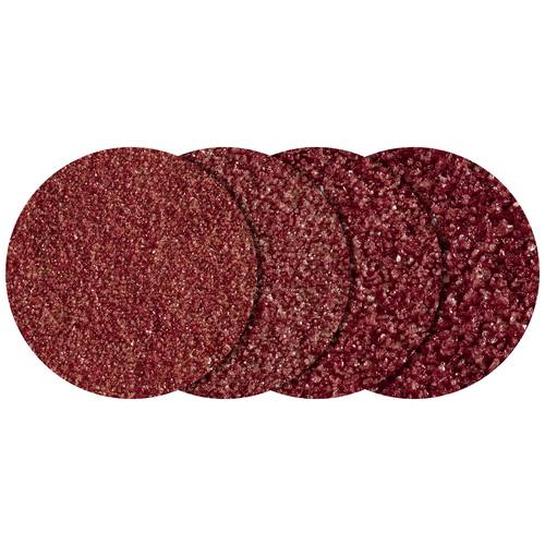 Wolfcraft 5608000 8 Schleifaufsätze mit Eindrehdorn, Ø 50 mm Durchmesser 50 mm