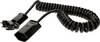 Max Hauri 162577 Strom Verlängerungskabel Schwarz 2.5 m H05VV-F 3G 1,0 mm² Spiralkabel