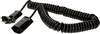 Max Hauri 162579 Strom Verlängerungskabel Schwarz 4 m H05VV-F 3G 1,0 mm² Spiralkabel