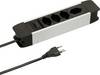 Max Hauri 162895 Steckdosenleiste mit Schalter Schwarz CH-Stecker 1 St.
