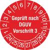 SafetyMarking 30.C2105.24-29 Prüfplakette Geprüft nach DGUV Vorschrift 3 2024-2029 Rot/Weiß Folie selbstklebend (Ø x L) 3 cm x 3.0 cm 3 cm DGUV 15 St.