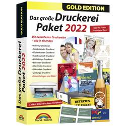 Image of Markt & Technik Das große Druckerei Paket 2022 Gold Edition Vollversion, 1 Lizenz Windows Vorlagenpaket