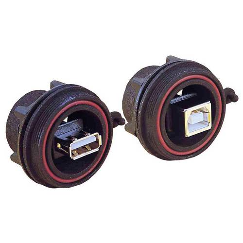 USB connector B TYPE USB CHASSIS BUCC PX0842/B Bulgin Inhalt: 1 St. PX0842/B Bulgin Inhalt: 1 St.