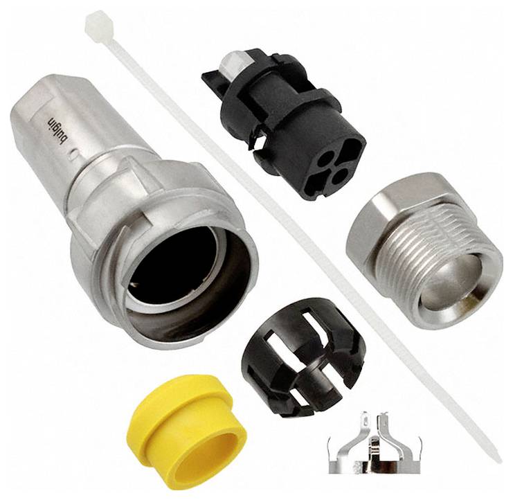 Bulgin PXM7011/02S/ST/1113/SN Rundsteckverbinder 1 St.