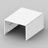 KOPOS 8652_HB Verbindungselement (B x H) 60 mm x 40 mm 1 St. Weiß