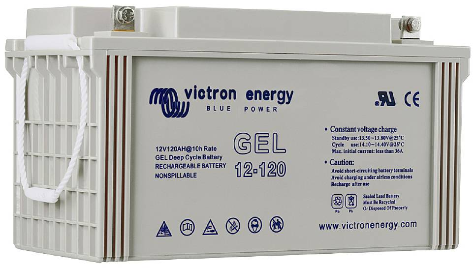 VICTRON ENERGY Gel Deep-Cycle BAT412126101 Bleiakku 12 V 265 Ah Blei-Gel (B x H x T) 520 x 233