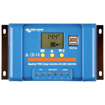 Victron Energy Blue-Solar PWM-LCD&USB Laderegler PWM 12 V, 24 V 20 A