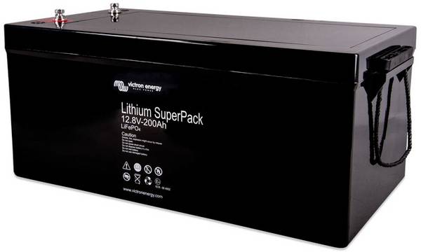Victron Energy SuperPack BAT512120705 Solarakku 12.8 V 50 Ah LiFePO 4 (B x H x T) 33 x 22 x 17.2 cm M8-Schraubanschluss