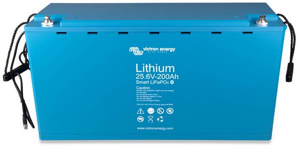 Victron Energy Smart BAT512120610 Solarakku 12.8 V 200 Ah LiFePO 4 (B x H x T) 32.1 x 23.8 x 15.2 cm M8-Schraubanschluss