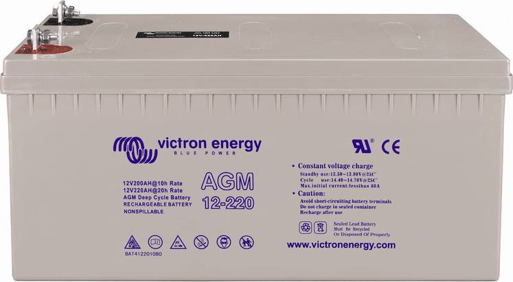 VICTRON ENERGY Deep Cycle BAT412101084 Bleiakku 12 V 110 Ah Blei-Vlies (AGM) (B x H x T) 330 x