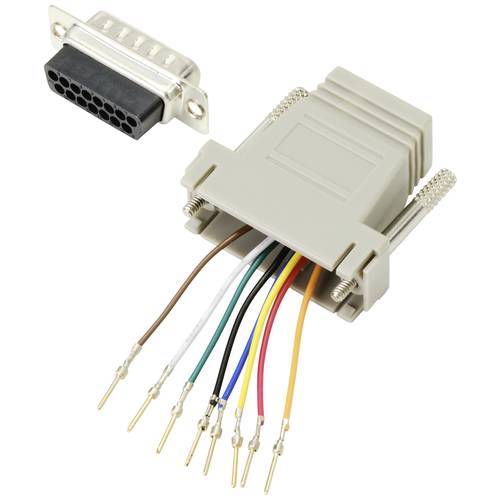 TRU COMPONENTS D-SUB Adapter D-SUB-Stecker 15pol. - RJ45-Buchse 1 St.