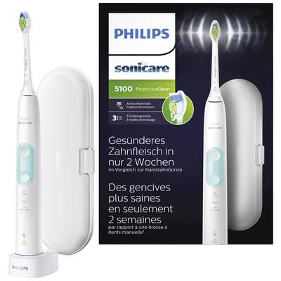 Philips Sonicare ProtectiveClean 5100 HX6857/28 Elektrische Zahnbürste  Weiß