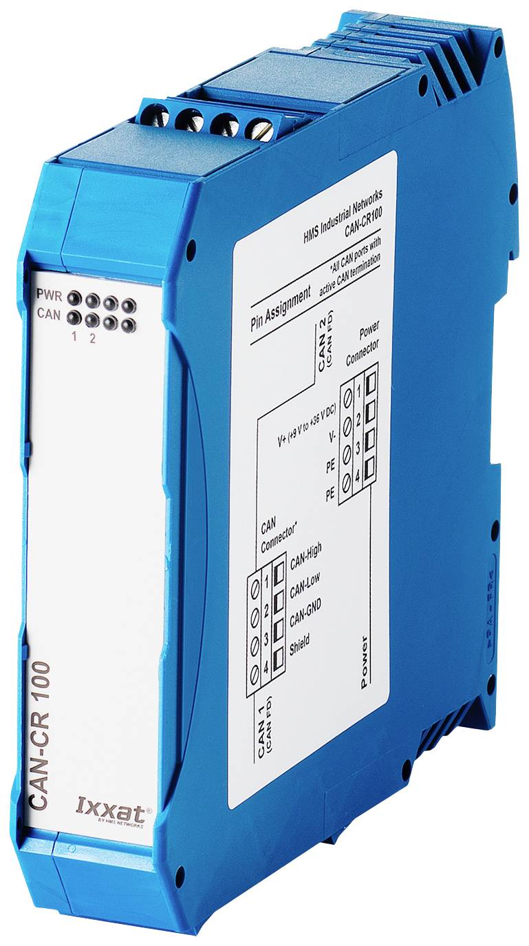 Ixxat 1.01.0210.20000 CAN-CR100 CAN/CAN-FD repeater 1 stuk(s) afbeelding