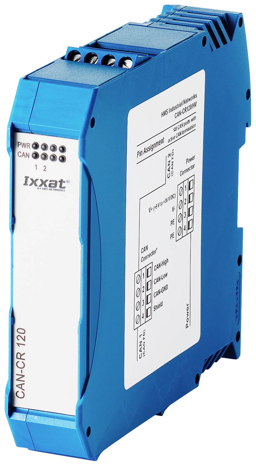 IXXAT 1.01.0210.20210 CAN-/CAN-FD-Repeater mit Schraubverbinder und 3 kV Isolationsspannung 1 Stück