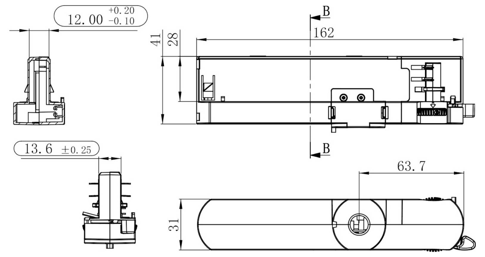 Deko Light 862184 D Line 3-Phasen-Adapter Multi-CC-Netzgerär Hochvolt-Schienensystem-Komponente Stromeinspeisung 3phasig-2