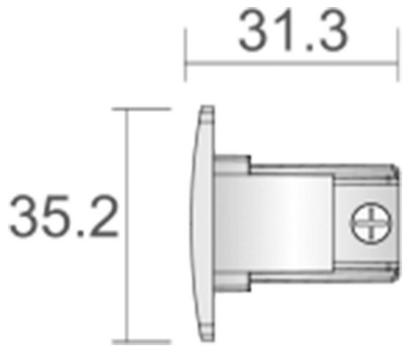 Deko Light 710066 D Line Endkappe Hochvolt-Schienensystem-Komponente Stromschiene 3phasig Weiß-2