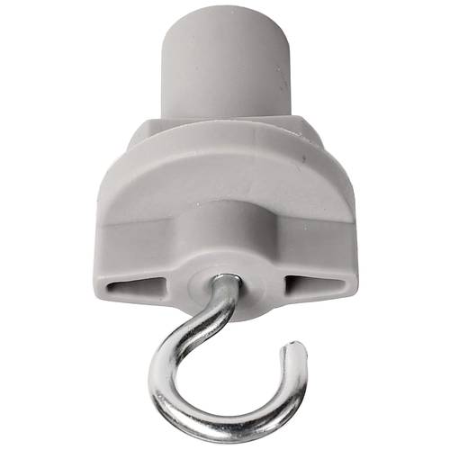 Deko Light 710061 D Line Schilderhaken Hochvolt-Schienensystem-Komponente Stromschiene 3phasig Grau