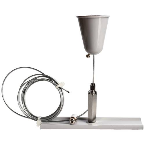 Deko Light 710049 D Line Seilabhängungshalter mit Deckenrosette 1,5m Hochvolt-Schienensystem-Komponente Stromschiene 3ph...