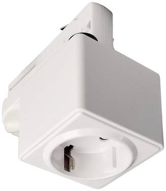 Deko Light 710024 D Line Steckdosenadapter Hochvolt-Schienensystem-Komponente  Stromschiene  3phasig Weiß