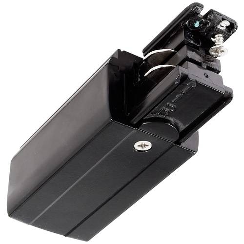 Deko Light 710014 D Line elektrischer Einspeiser rechts Hochvolt-Schienensystem-Komponente Stromschiene 3phasig Schwarz