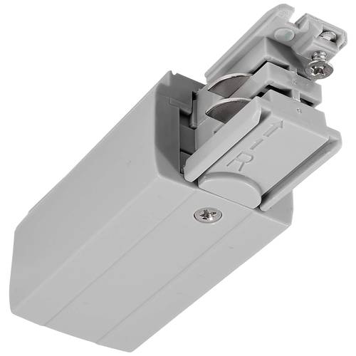 Deko Light 710013 D Line elektrischer Einspeiser rechts Hochvolt-Schienensystem-Komponente Stromschiene 3phasig Grau