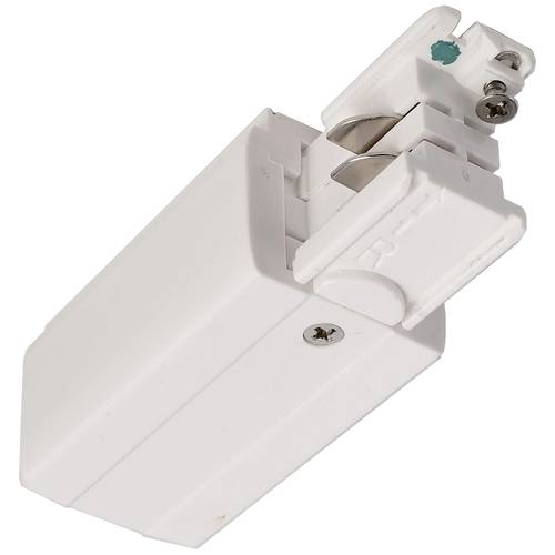 Deko Light 710012 D Line elektrischer Einspeiser rechts Hochvolt-Schienensystem-Komponente Stromschiene 3phasig Weiß