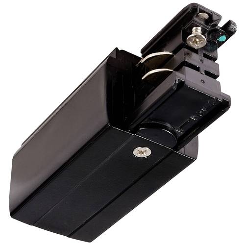 Deko Light 710011 D Line elektrischer Einspeiser links Hochvolt-Schienensystem-Komponente Stromschiene 3phasig Schwarz