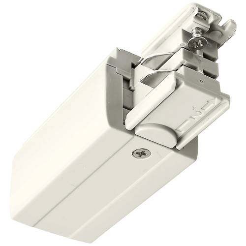 Deko Light 710009 D Line elektrischer Einspeiser links Hochvolt-Schienensystem-Komponente Stromschiene 3phasig Weiß
