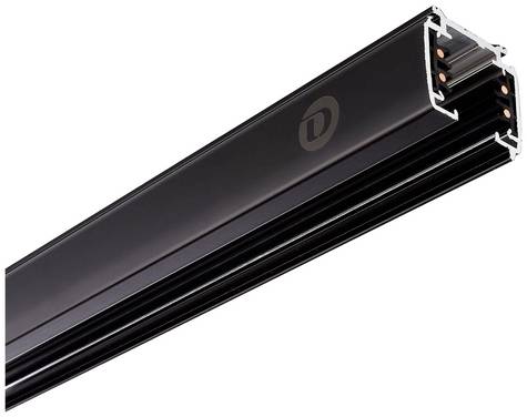 Deko Light 710005 D Line Aufbaustromschiene 2m Hochvolt-Schienensystem-Komponente  Stromschiene  3phasig Schwarz
