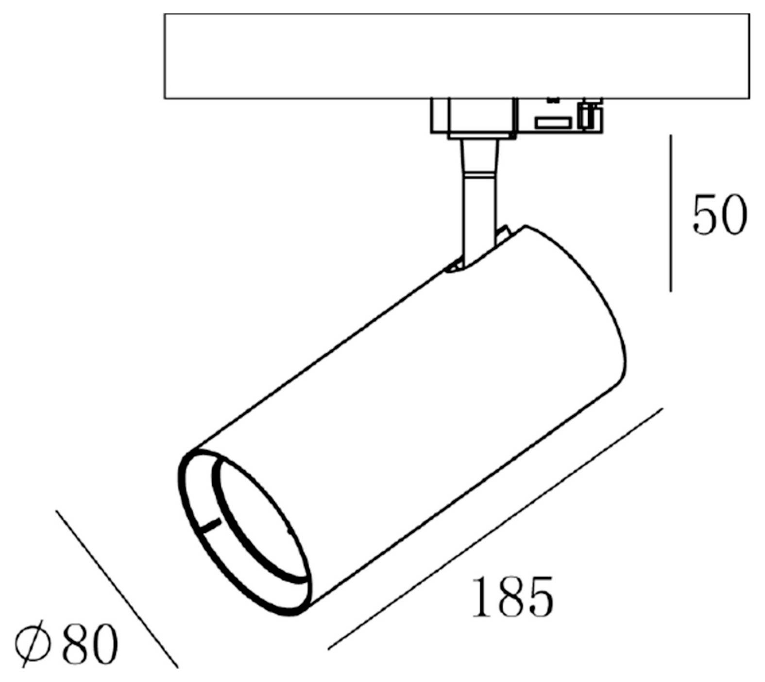 Deko Light Horus LED-Schienenstrahler 3phasig LED 20 W LED EEK: F (A - G) Schwarz-3