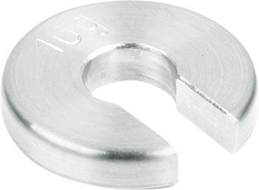 Kern 347-045 Prüfgewicht 347-045, OIML-Klasse M1, Nennwert 10 g, , Edelstahl feingedreht