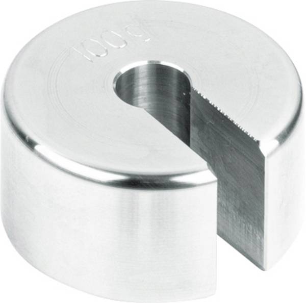 Kern 347-075 Einzelgewicht, OIML-Klasse M1, 100 g, Schlitzgewicht (Typ A), Edelstahl feingedreht