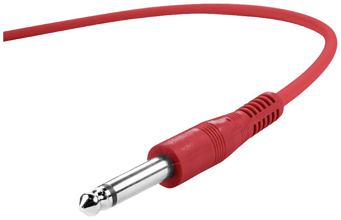 Adam Hall K3IPP0120SET Audio Anschlusskabel [6x Klinkenstecker 6.3 mm (mono) - 6x Klinkenstecker 6.3 mm (mono)] 1.20 m W-2