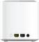 Ein weißer Router mit Anschlüssen: 'WPS', 'INTERNET', 'ETHERNET', und Stromanschluss '12V=1A'. Rückansicht zeigt Anschlussoptionen.