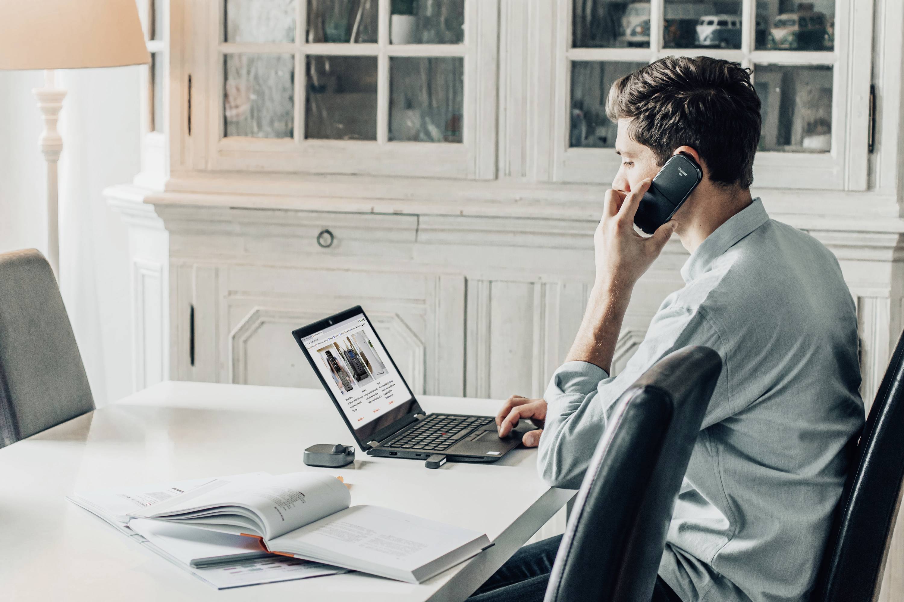 Gigaset ION - VoIP-Hörer - DECT - kabellos - USB-9
