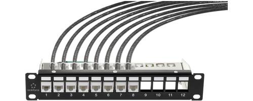 Patchpanel mit 12 Ports