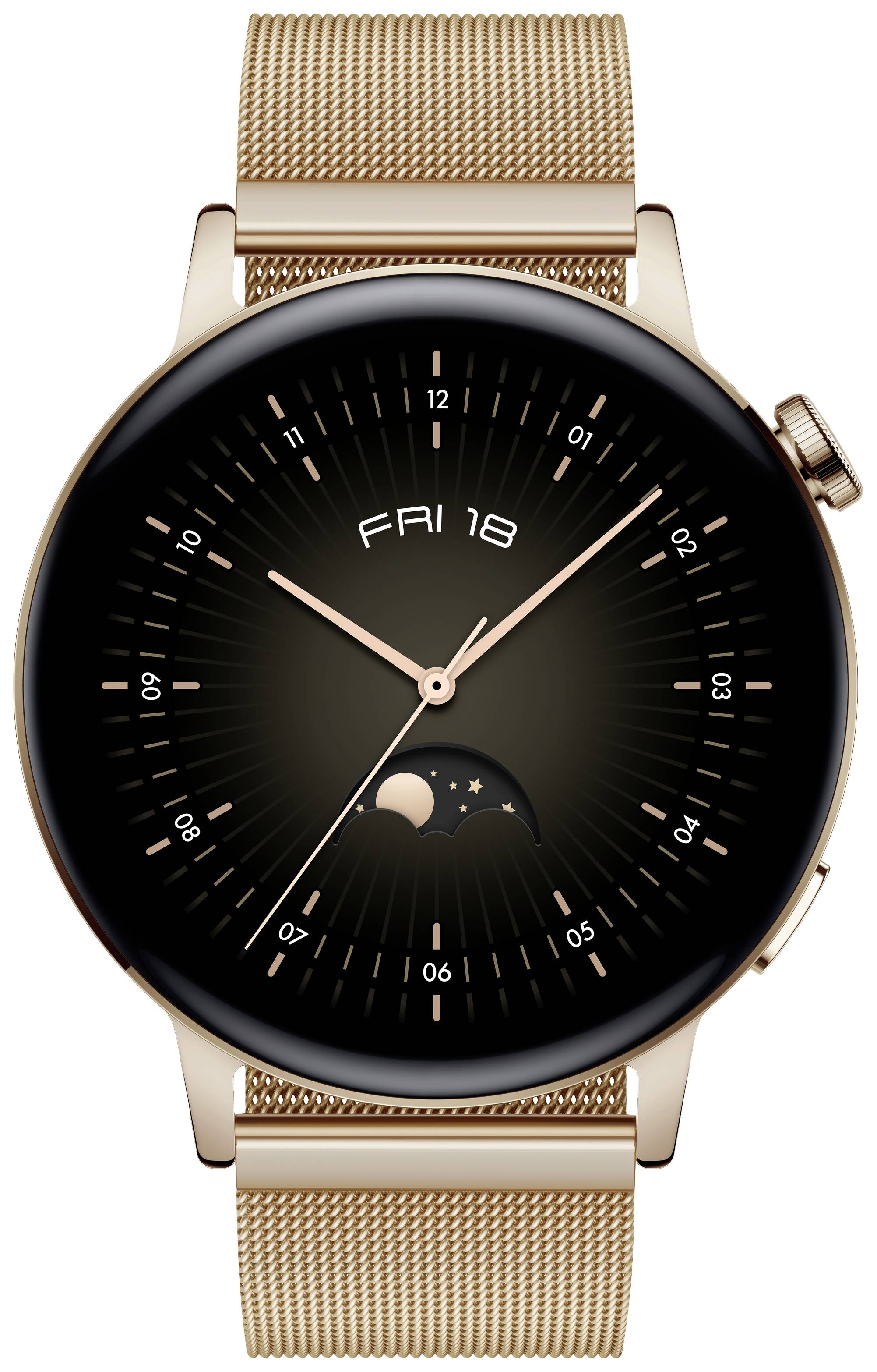 HUAWEI Watch GT 3 Sport Smartwatch 42mm GPS gold AMOLED-Display Metallarmband