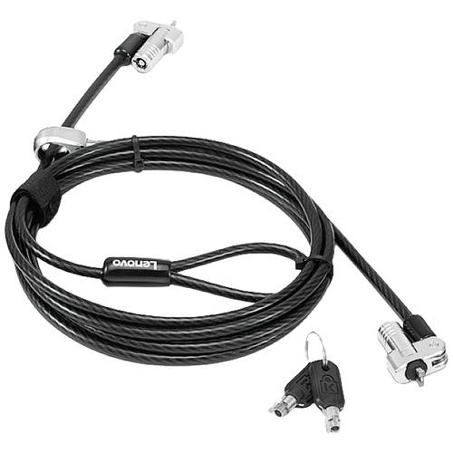 Lenovo Laptop Schloss Schlüsselschloss inkl. 2 Schlüssel 1800 mm NanoSaver Twin Head