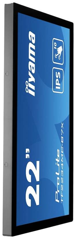Bild eines Iiyama ProLite TF2234MC-B7X Monitors, 22 Zoll, mit IPS-Technologie und Touchscreen-Funktion. 
