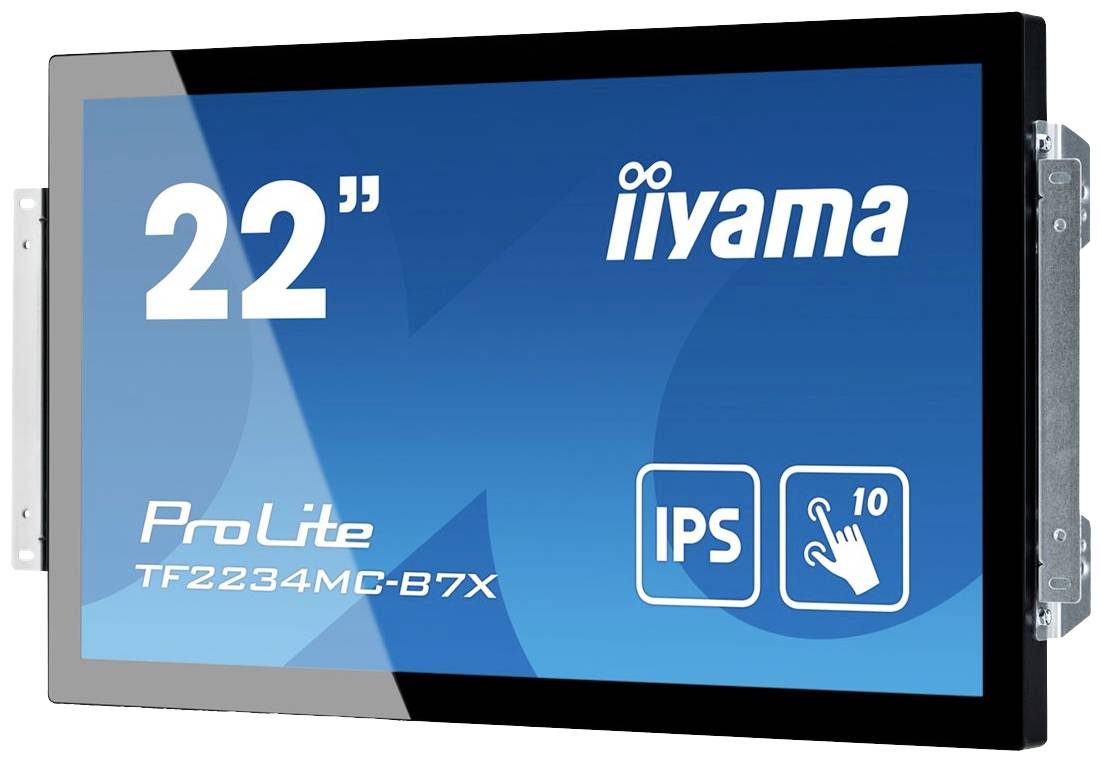 22-Zoll-Touchscreen von iiyama, Modell ProLite TF2234MC-B7X, mit IPS-Technologie und Multitouch-Unterstützung für 10 Berührungspunkte.