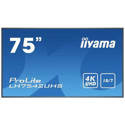 Image of Iiyama ProLite LH7542UHS-B3 Digital Signage Display EEK: G (A - G) 190.5 cm 75 Zoll 3840 x 2160 Pixel 18/7