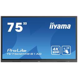 Image of Iiyama ProLite TE7502MIS-B1AG Large Format Display 190.5 cm (75 Zoll) 3840 x 2160 Pixel Android™, Interner Speicher,