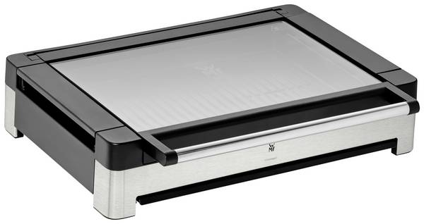 WMF Lono Tisch Grill Antihaftbeschichtung, Kontrollleuchte Cromargan, Schwarz