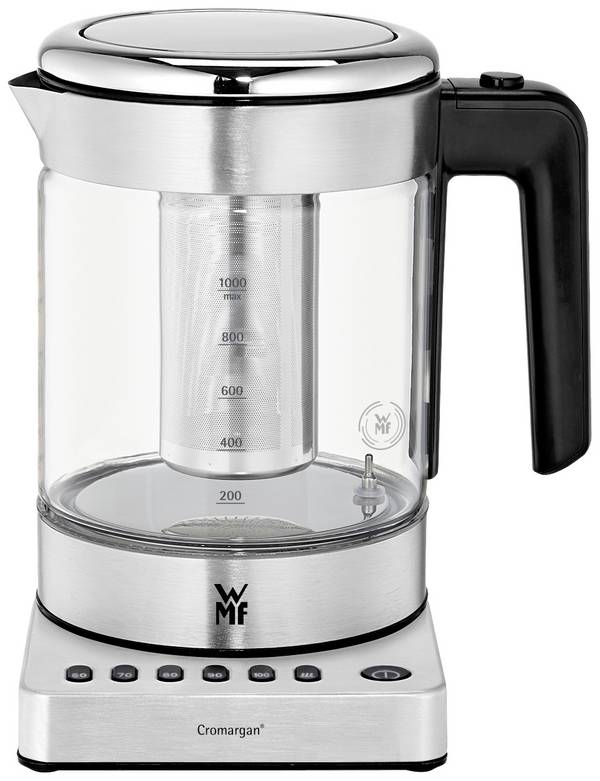 WMF KÜCHENminis Vario Wasserkocher  Cromargan Fassungsvermögen: 1 l